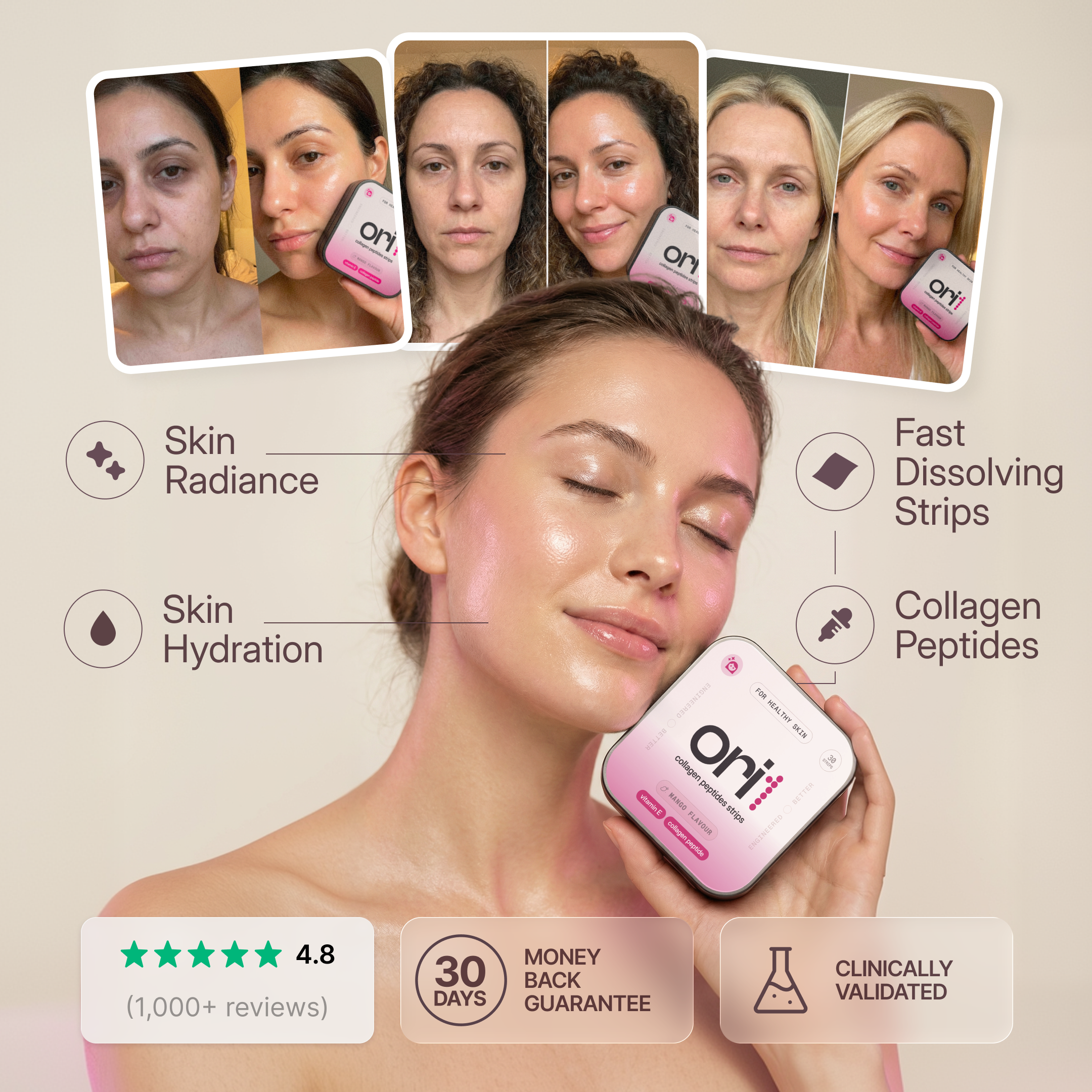 Collagen Peptides Strips