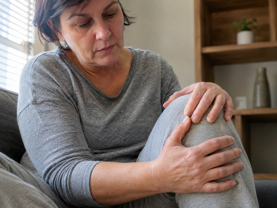 Cartilage cushion between bones