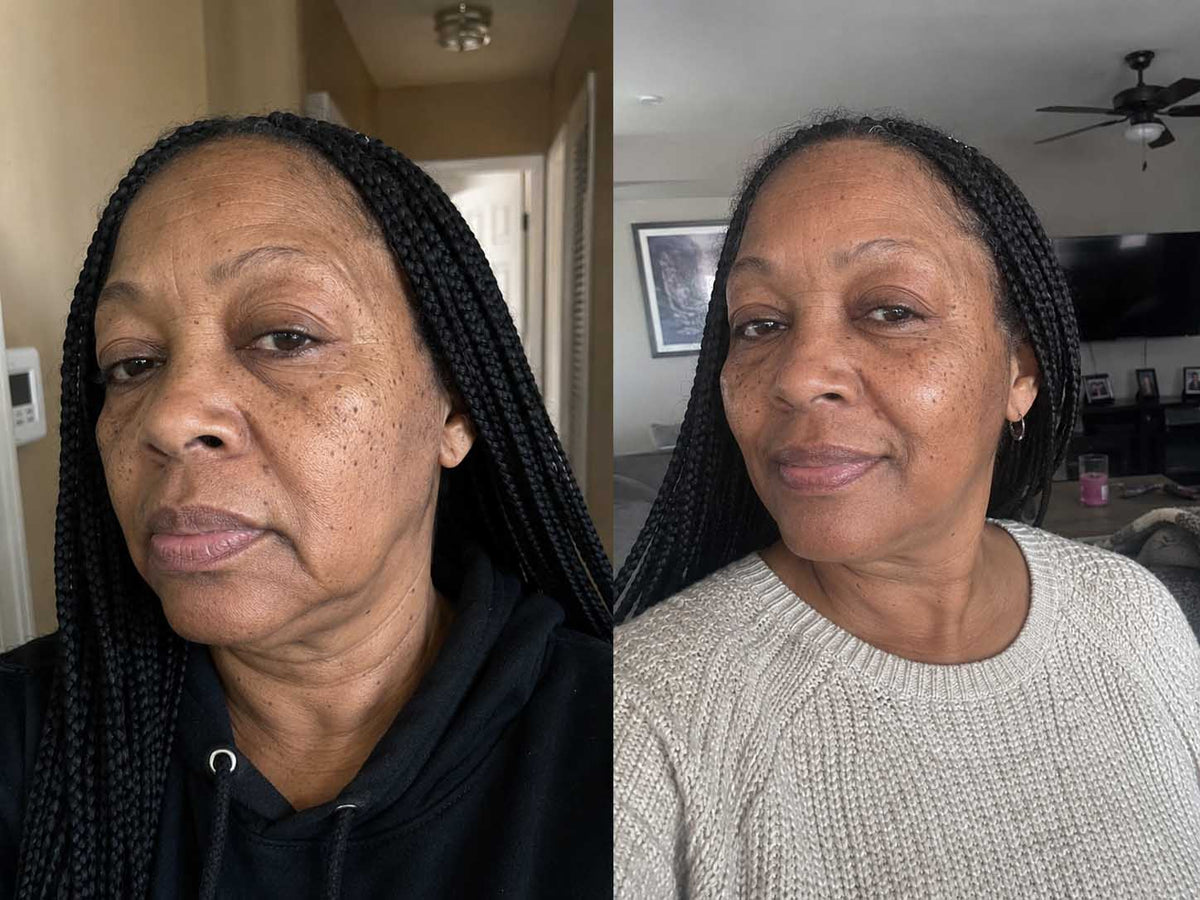 Deborah W., 55 before and after