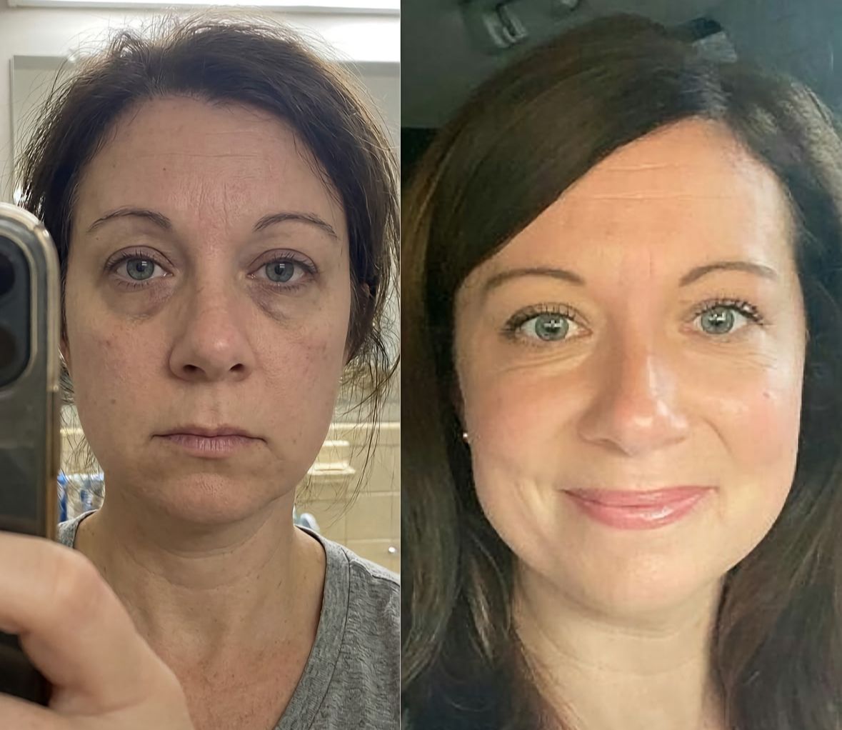 Customer before and after transformation
